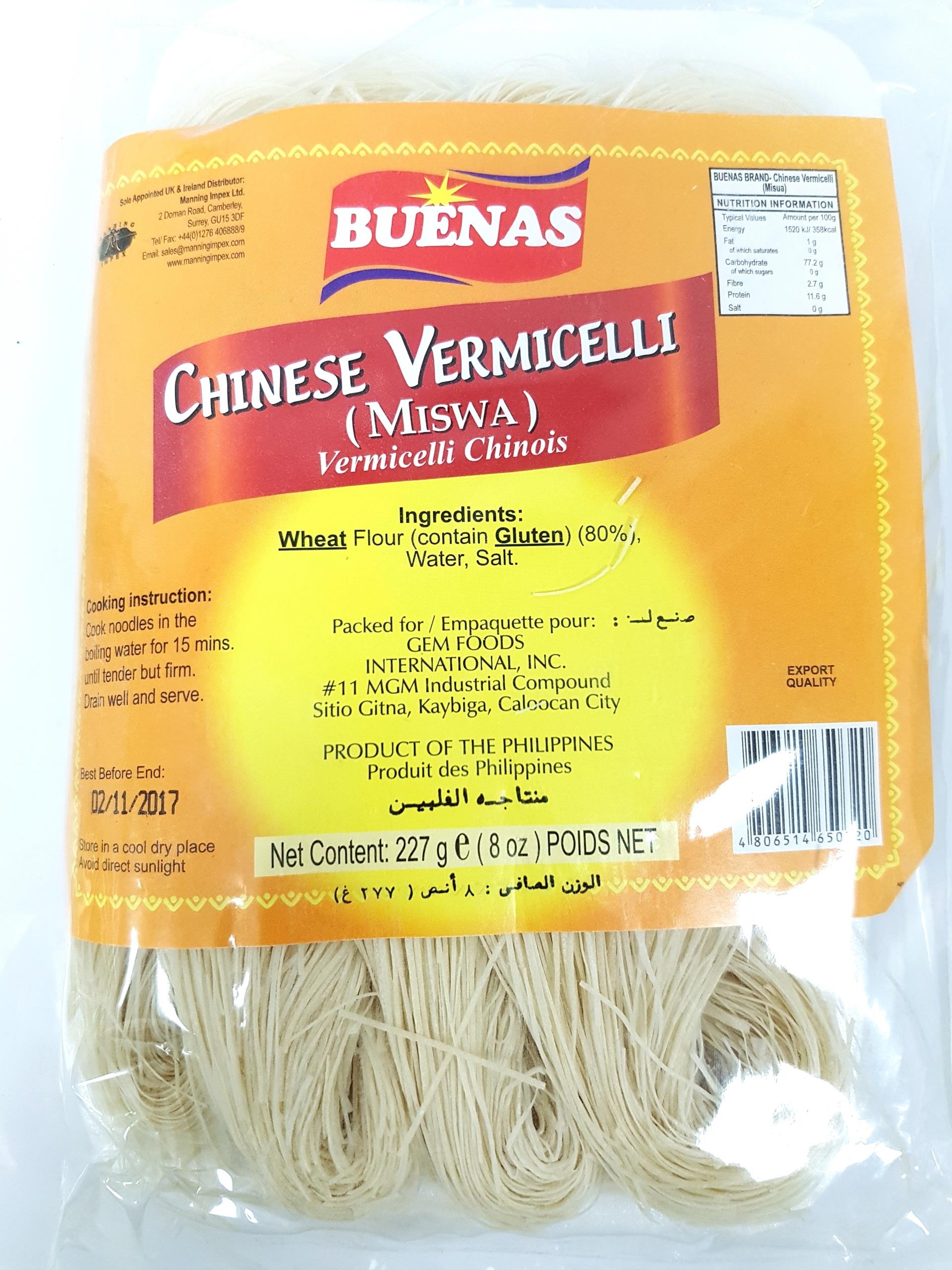Buenas Misua Chinese Vermicelli 227g from Buy Asian Food 4U