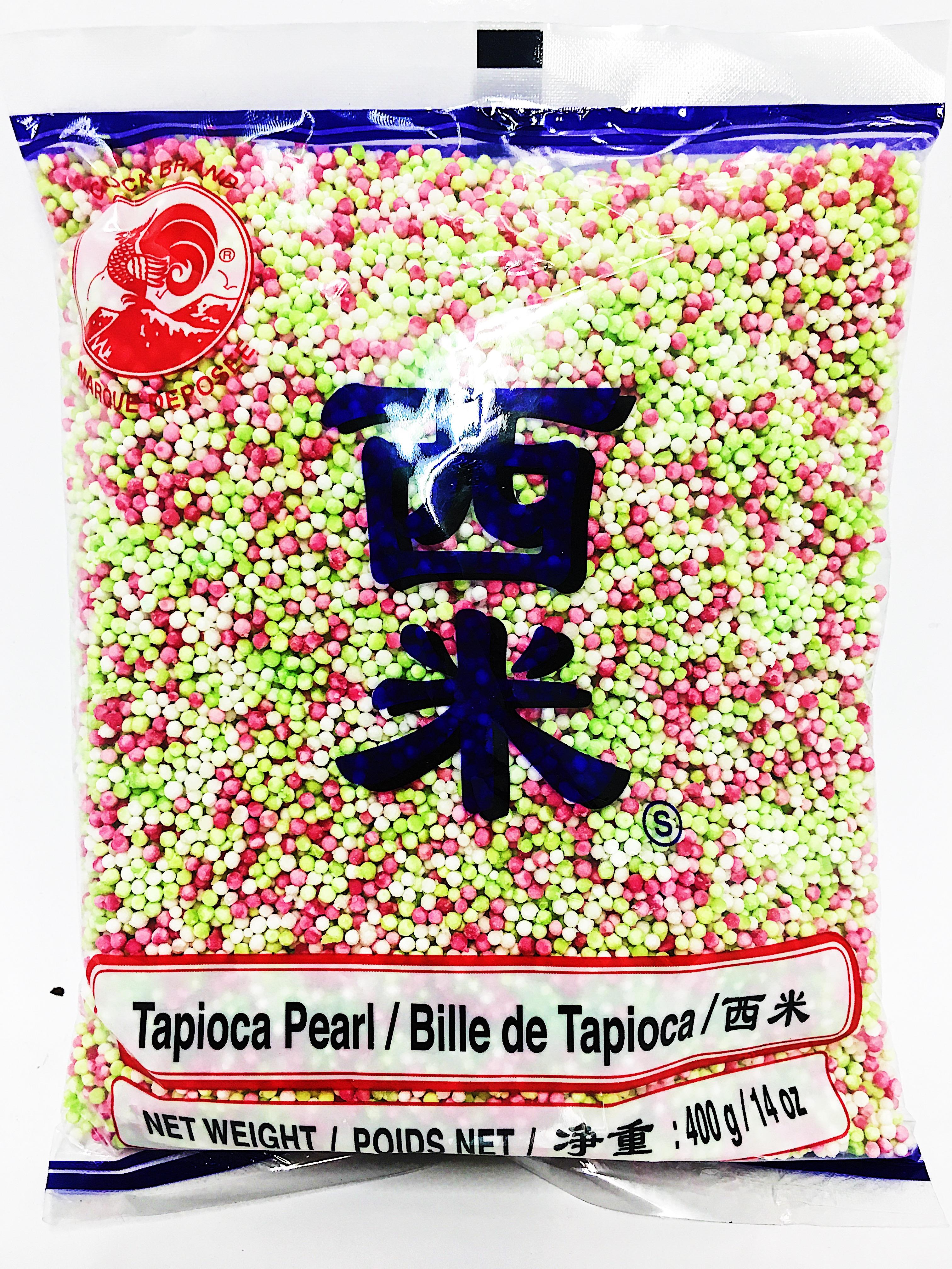 Cock Brand Tapioca Pearl (Assorted Colors) 400g from Buy Asian Food 4U