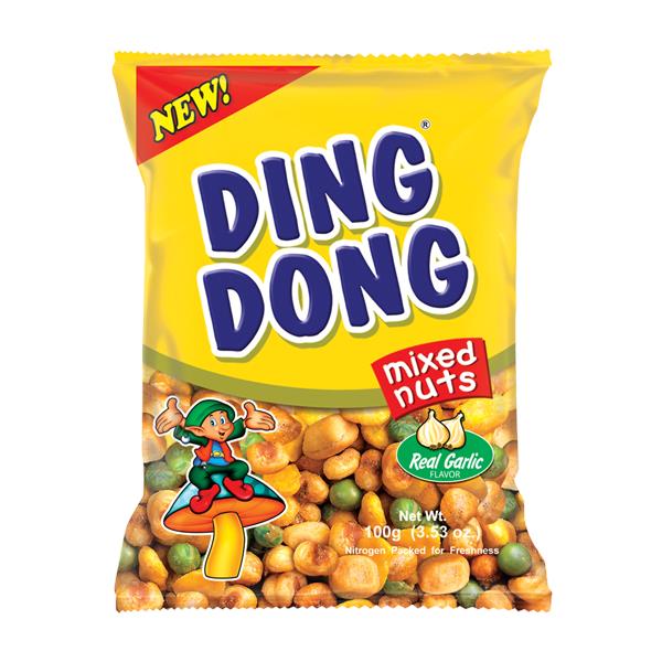 Ding Dong Mixed Nuts with Real Garlic 100g from Buy Asian ...