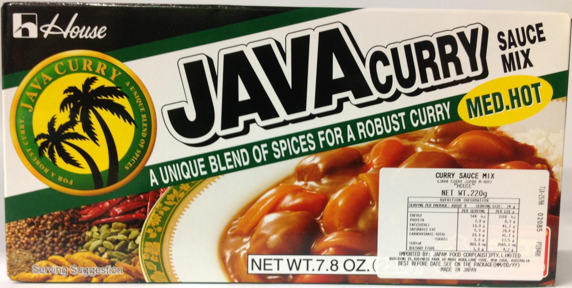 House Java Curry Sauce Mix (Medium Hot) 200g from Buy Asian Food 4U