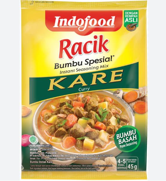 Indofood Seasoning Mix Kare (Curry) 45g from Buy Asian Food 4U