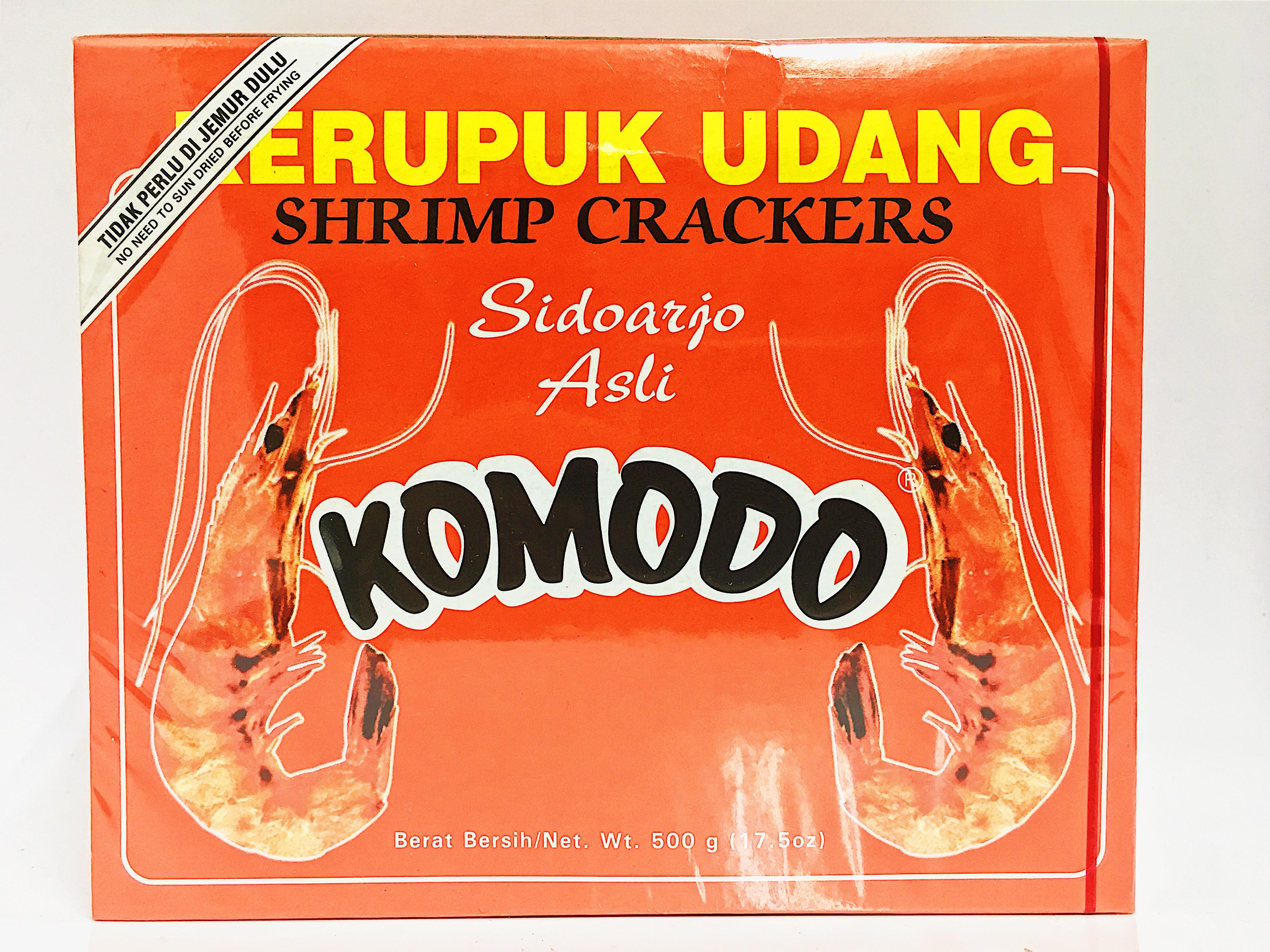 Komodo Shrimp Crackers (Red) 500g from Buy Asian Food 4U