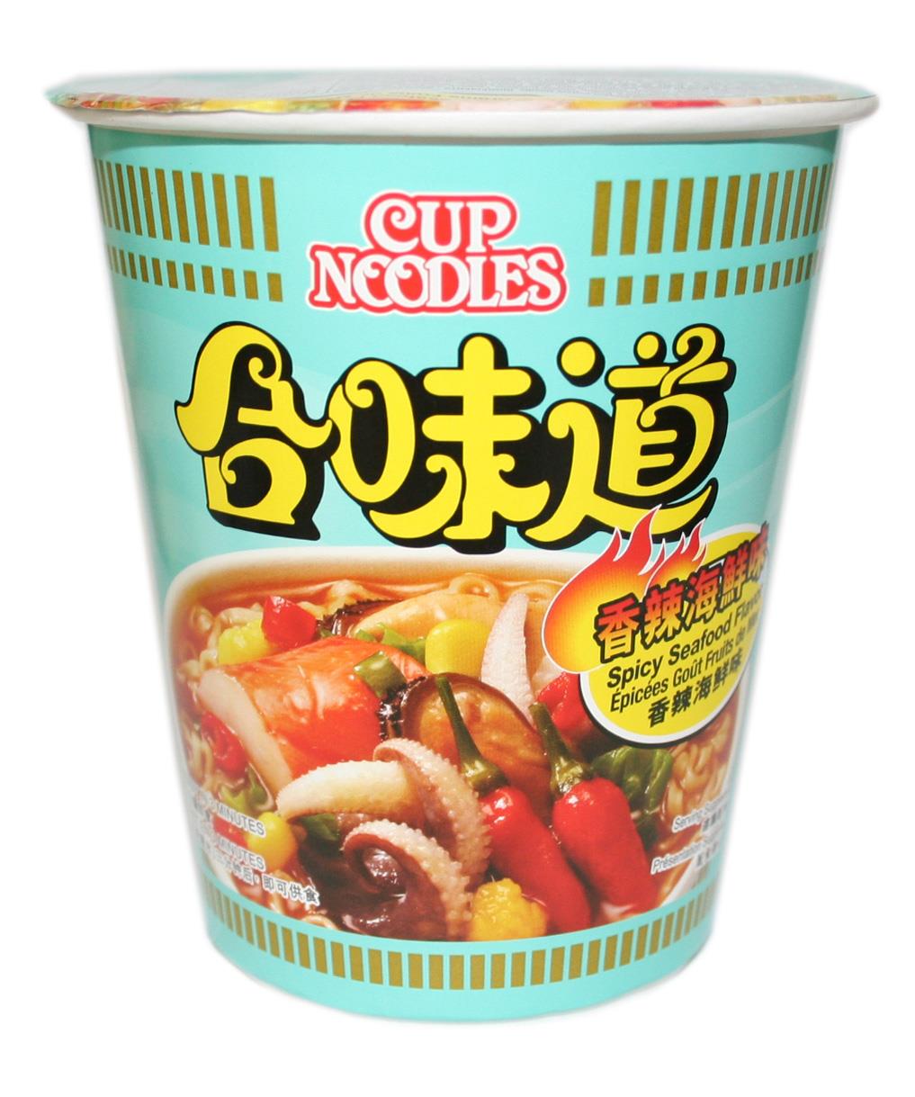 Nissin Cup Soup Noodles Spicy Seafood Flavour 73g from Buy Asian Food 4U