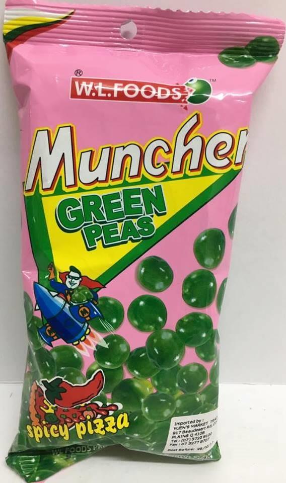 W.L. Foods Muncher Green Peas Spicy Pizza 70g from Buy Asian Food 4U