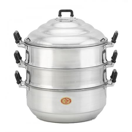 3-Tier Aluminium Steamer 24cm 