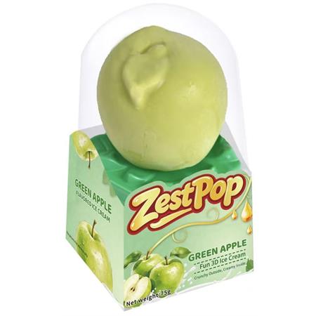 3D Zestpop Ice Cream Apple Green 75g