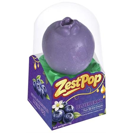3D Zestpop Ice Cream Blueberry 75g 