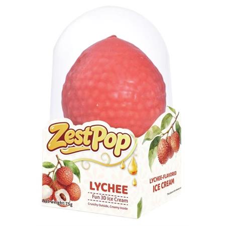 3D Zestpop Ice Cream Lychee 75g 