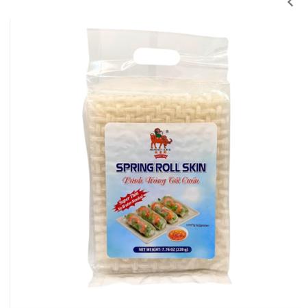 Asian Boy Spring Roll Skin No Water Vegan 220g
