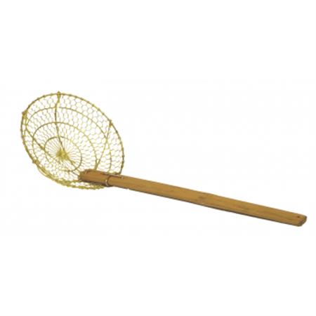 Bamboo Handle Wire Skimmer BRASS 4