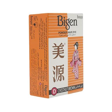 Bigen Powder Hair Dye (D) Chestnut Brown 6g