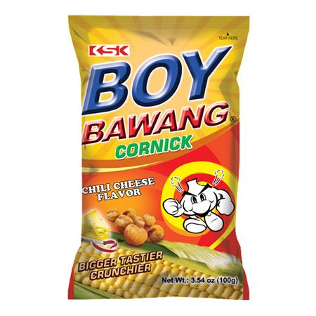 Boy Bawang Cornick Chili Cheese Flavour 100g
