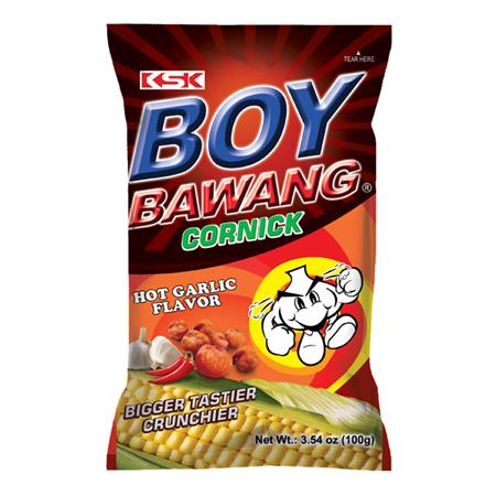 Boy Bawang Cornick Garlic Hot Flavour 100g