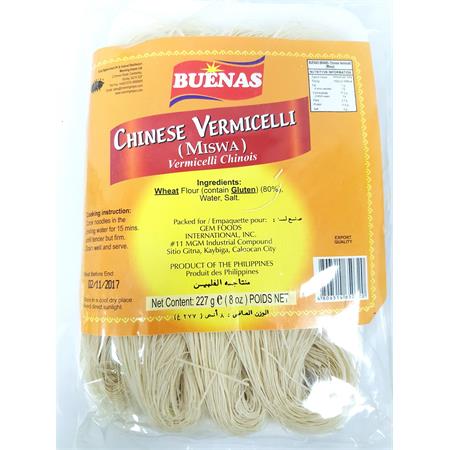 Buenas Miswa Chinese Vermicelli 227g