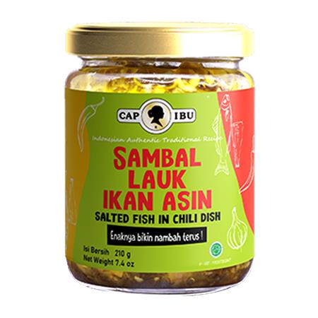 Cap Ibu Sambal Lauk Ikan Asin 210g