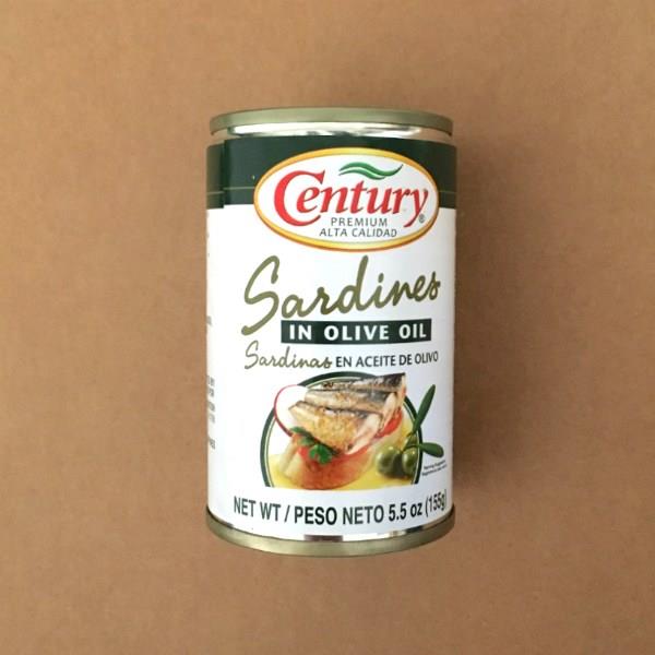 Century Premium Sardines in Olive Oil 155g from Buy Asian Food 4U