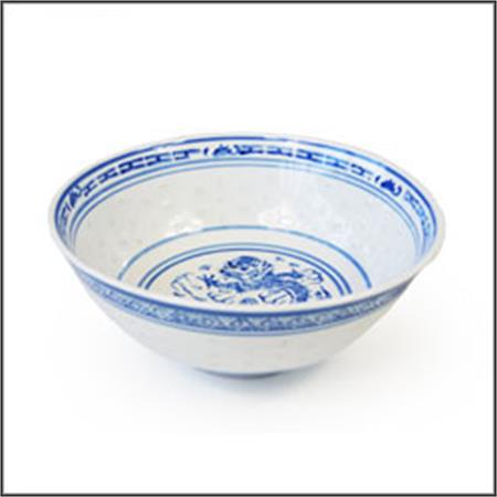 Chinese Blue & White Rice Grain Pattern Saucer 4