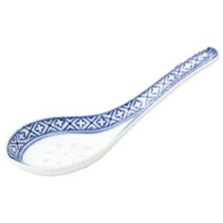Chinese Blue & White Rice Grain Pattern Spoon