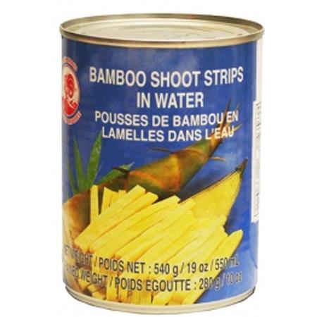 Cock Brand Bamboo Shoot STRIPS in Water 540g