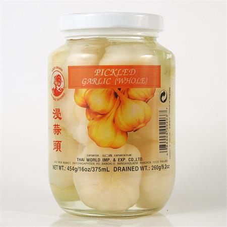 Cock Brand Pickled Garlic Whole 454g