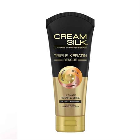 Cream Silk Conditioner Triple Keratin Ultimate Repair & Shine 170ml