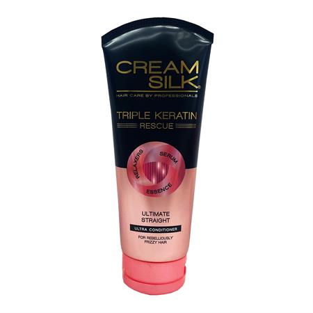 Cream Silk Conditioner Triple Keratin Ultimate Straight 170ml