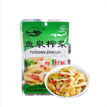 Fishwell Yuquan Zhacai Green & Red Chili 80g