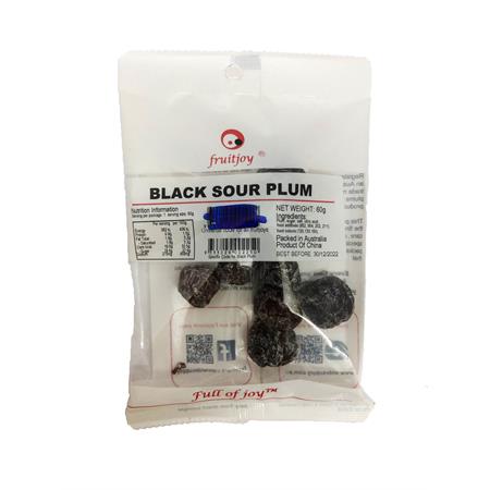 Fruitjoy Plum Sour Black 60g