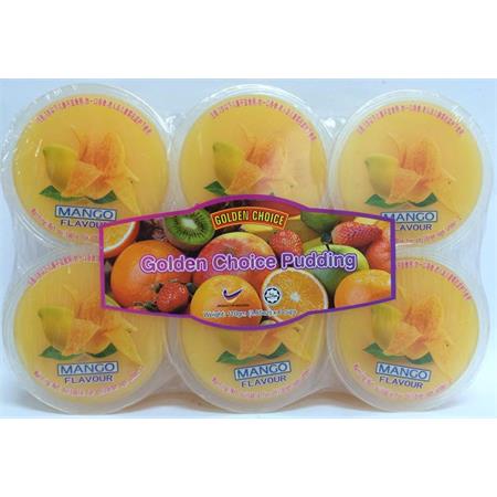 Golden Choice Pudding Mango with Nata de Coco 110g x 6