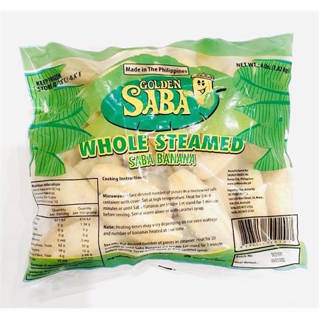Golden Saba Whole Steamed Saba Banana 1.82kg