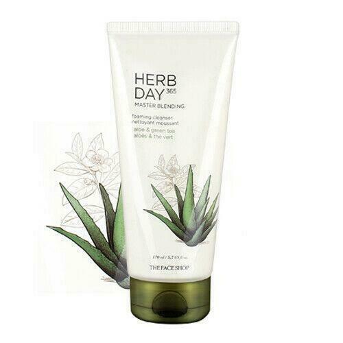 Herb Day Cleansing Foam Aloe & Green Tea 170ml from Buy Asian Food 4U