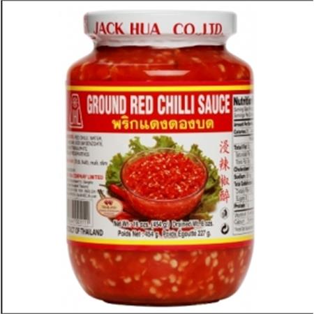 Jack Hua Chilli in Vinegar Pickled Ground 454g