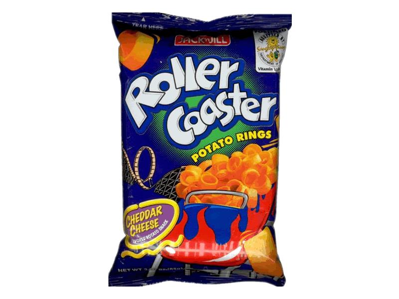 Jack 'N Jill Roller Coaster Potato Rings Cheddar Cheese Flavour 225g