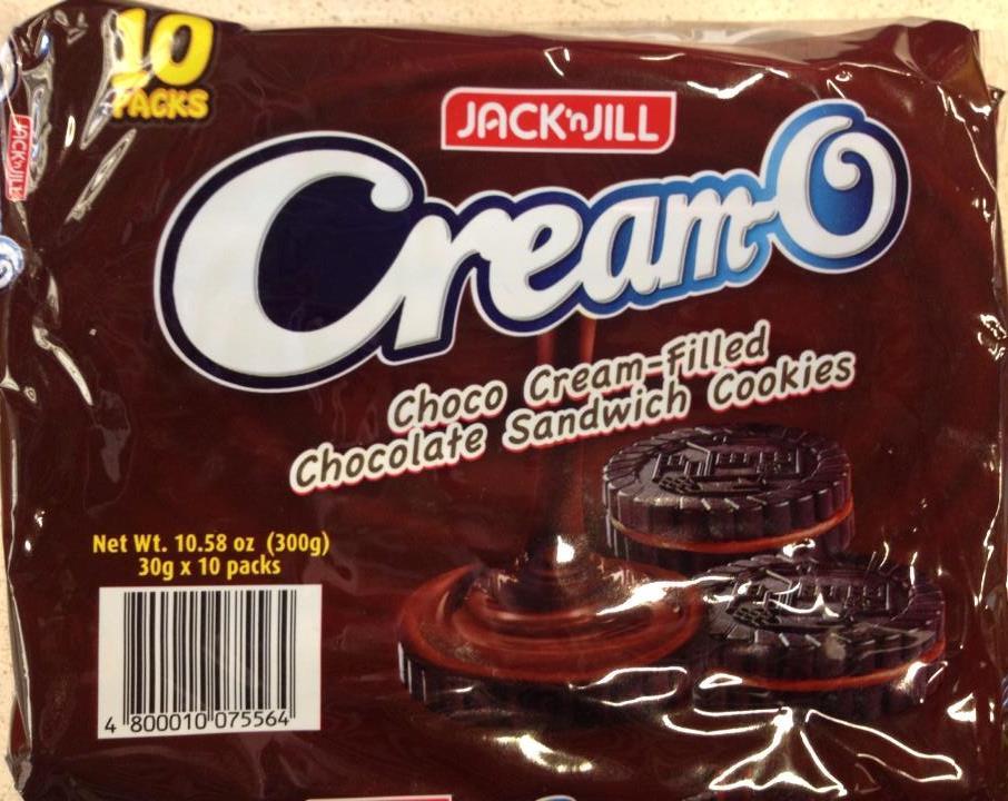 Jack n' Jill CreamO Sandwich Cookies Chocolate 300g from