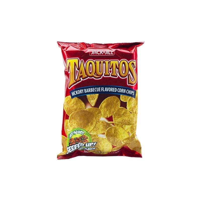 Jack n' Jill Taquitos Corn Chips Hickory BBQ 100g from Buy Asian Food 4U