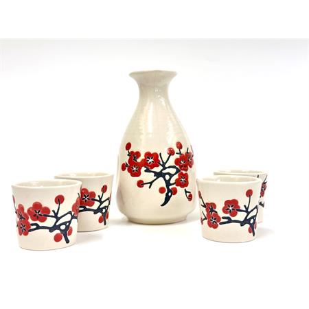 Japanese Sake Set 5pc (without handle)