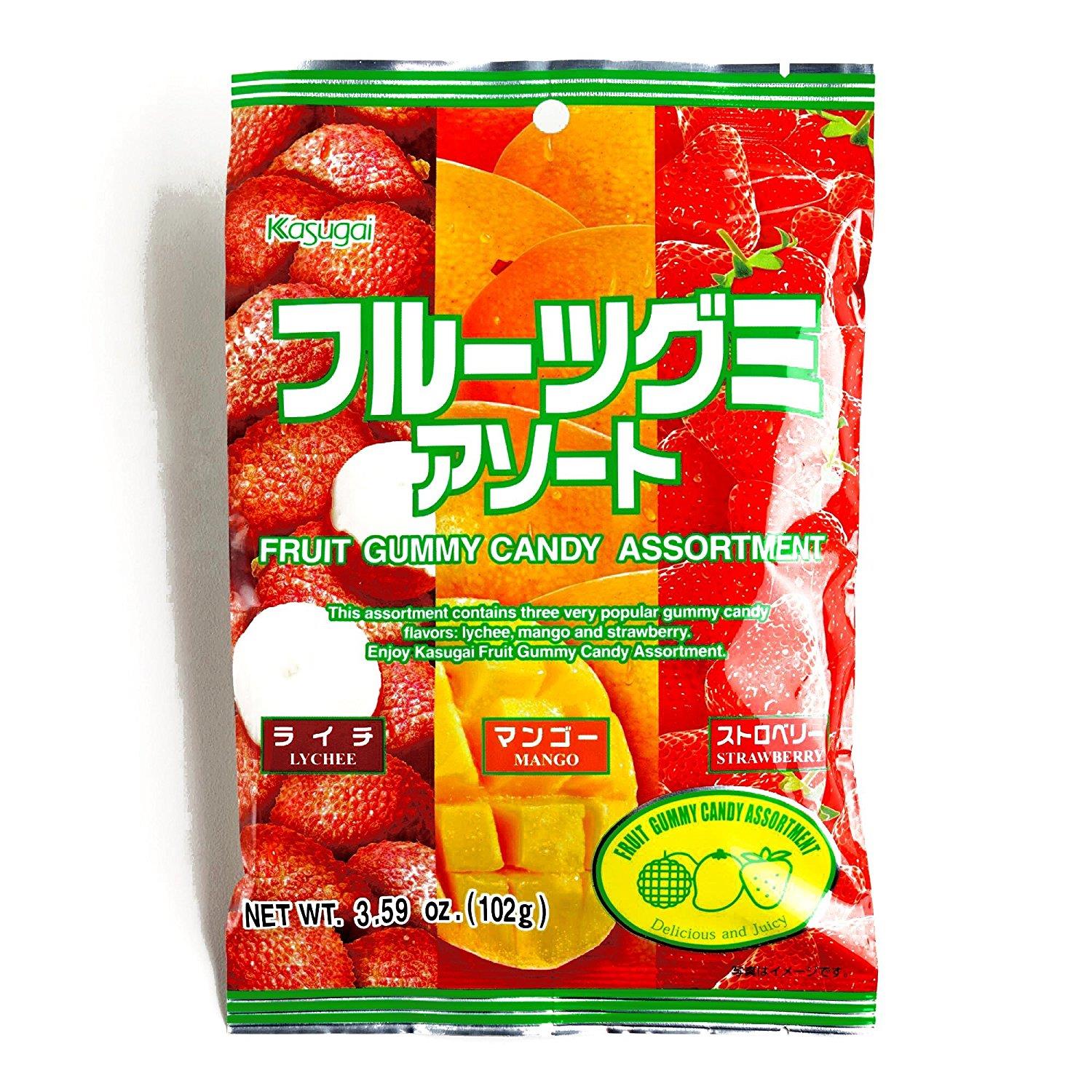 Kasugai Gummy Candy Assorted Fruits Flavour 102g from Buy Asian Food 4U