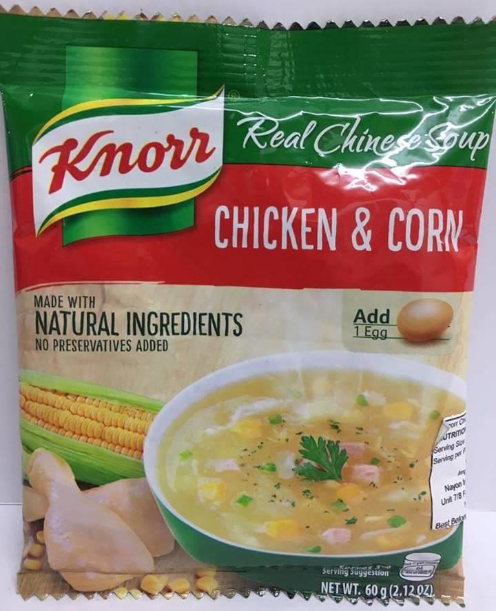 Knorr Instant Soup Chicken & Corn Flavour 60g from Buy Asian Food 4U