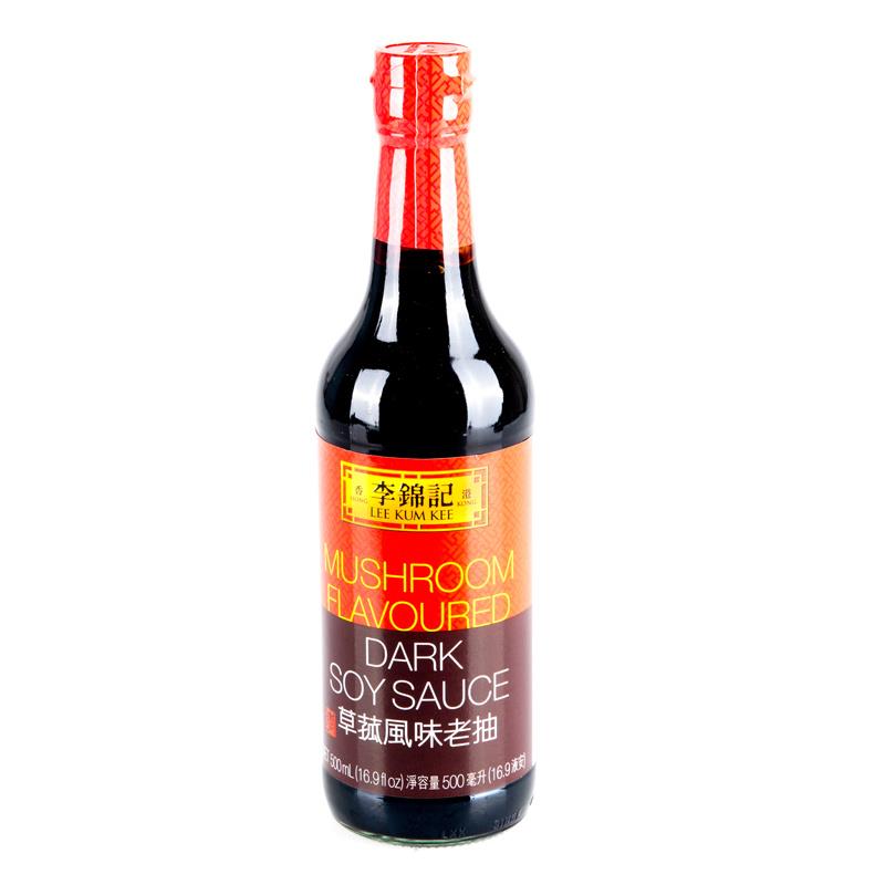 Lee Kum Kee Mushroom Flavoured Dark Soy Sauce 500ml from Buy Asian Food 4U