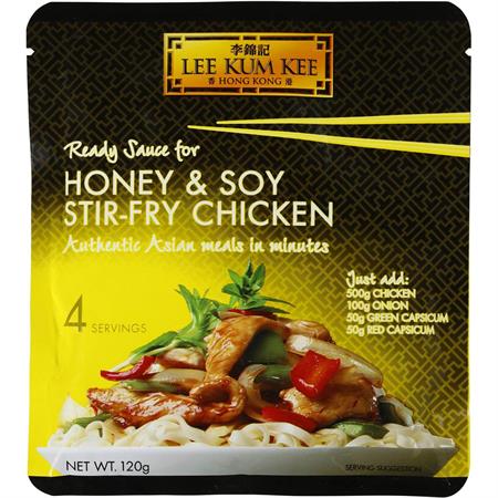 Lee Kum Kee Ready Sauce Honey & Soy Stir-Fry Chicken 120g
