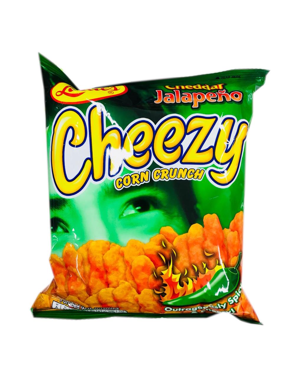 Leslie's Cheezy Corn Crunch Jalapeno 70g from Buy Asian Food 4U
