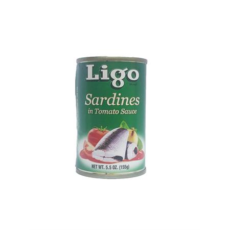 Ligo Sardines in Tomato Sauce Regular 155g