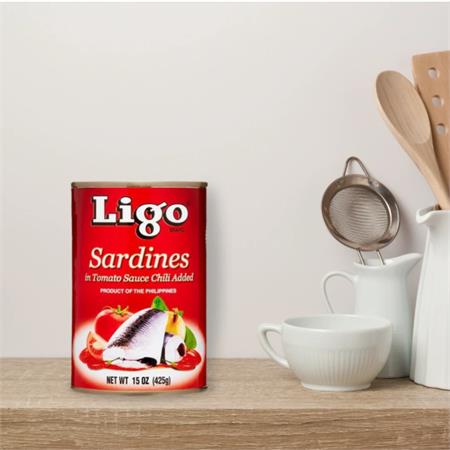 Ligo Sardines Tomato Sauce Chilli 425g