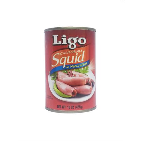 Ligo Squid in Natural Ink 425g