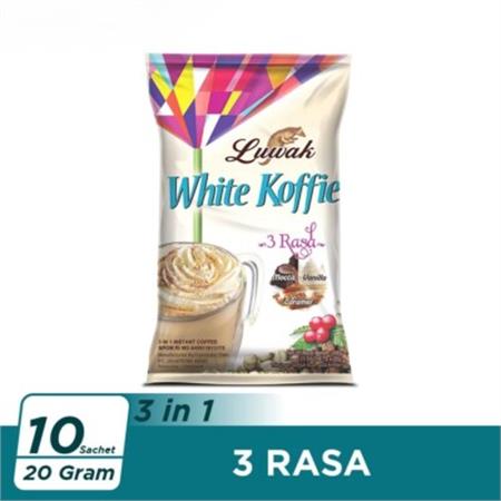 Luwak White Koffie 3 Flavours 200g