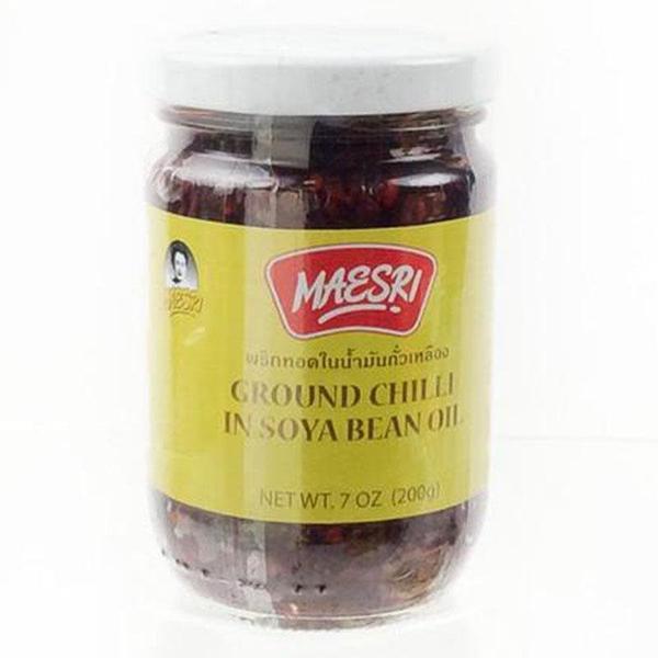 Maesri Ground Chilli in Soya Bean Oil 200g from Buy Asian Food 4U