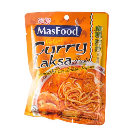 MasFood Instant Curry Laksa Paste 180g