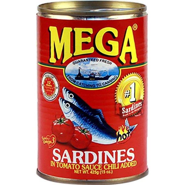 Mega Sardines in Tomato Sauce with Chili 425g from Buy Asian Food 4U