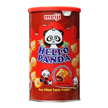 Meiji Hello Panda Chocolate in Tin 400g