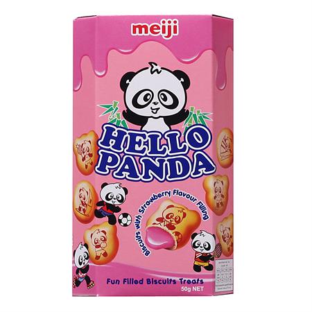 Meiji Hello Panda Strawberry 50g